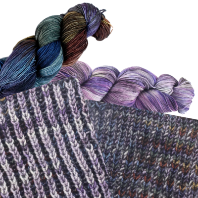 Colorway Pairing: 013 Wales – Welsh Slate with 231 The Gloaming
