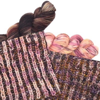 Colorway Pairing: 048 Wild Mushrooms with 116 Shells on the Sand