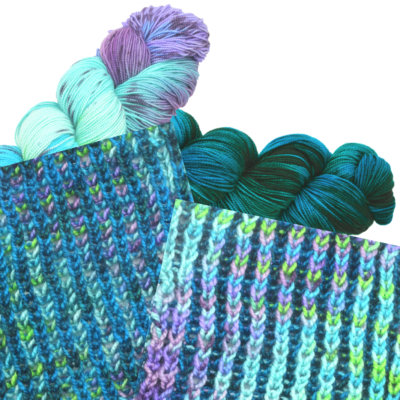 Colorway Pairing: 059 Abalone with 182 Africa – Feathered Juju