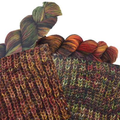 Colorway Pairing: 082 Tree Fern with 139 Africa – Masques d’Afrique