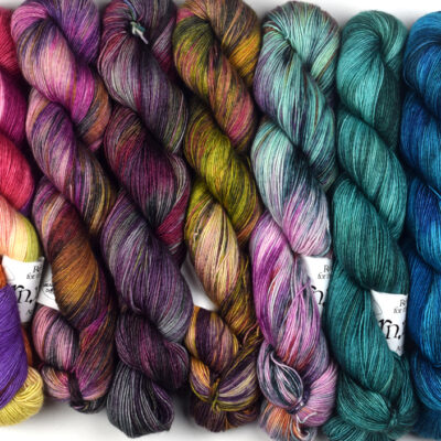 Glorious Gradient Set f-102 – 7 Skeins Silk Traveler