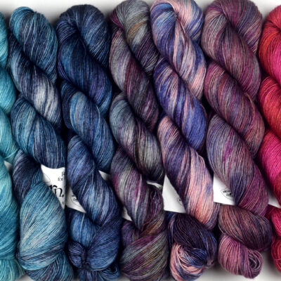 Glorious Gradient Set f-103 – 7 Skeins Silk Traveler